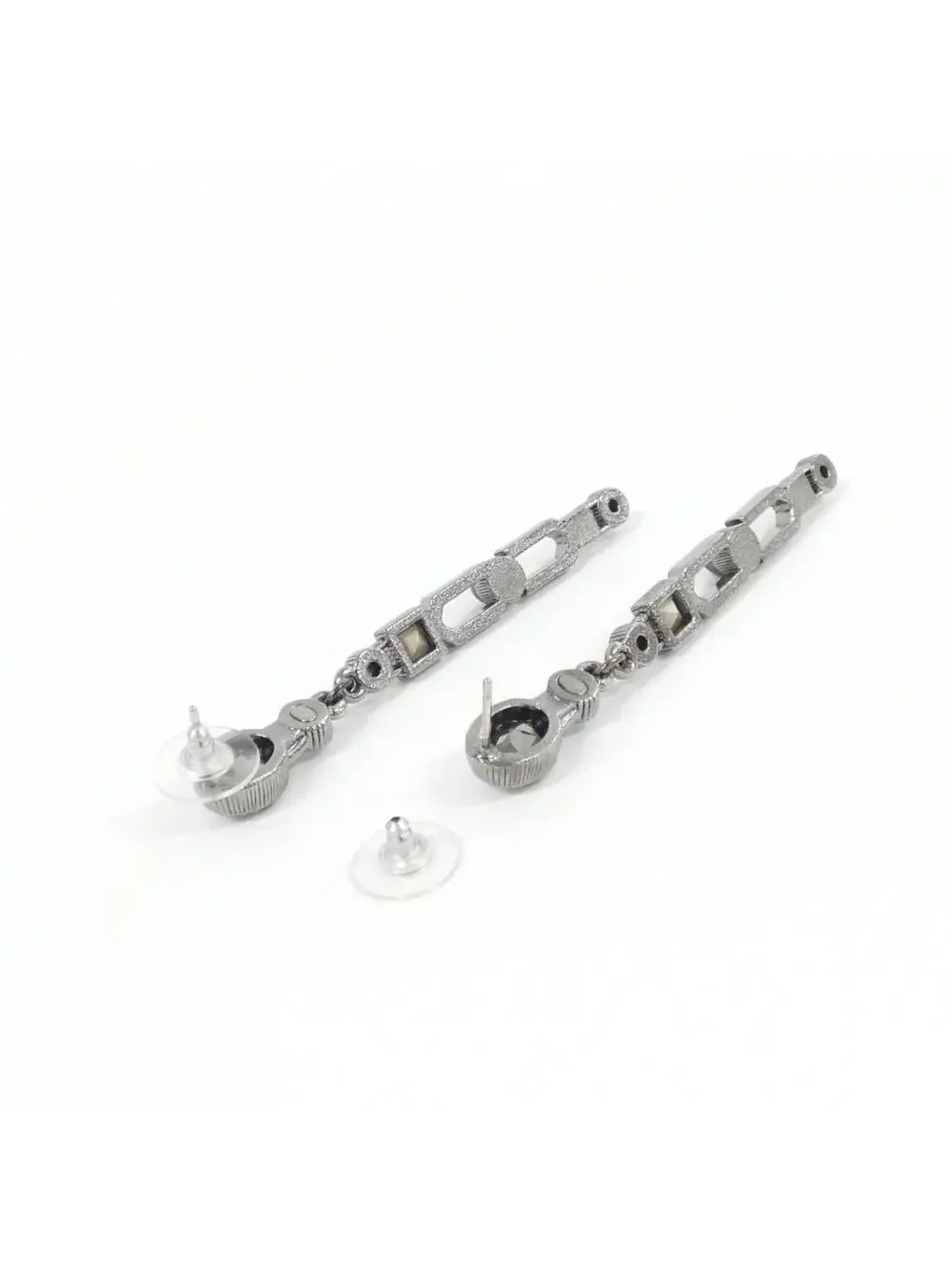 Chanel Earrings Silver-Tone Metal #327497C90B